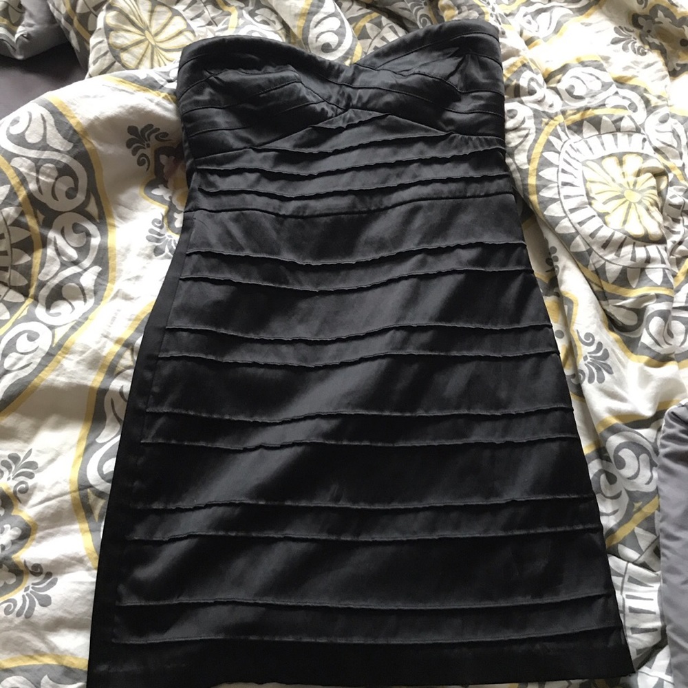 Black Strapless Dress